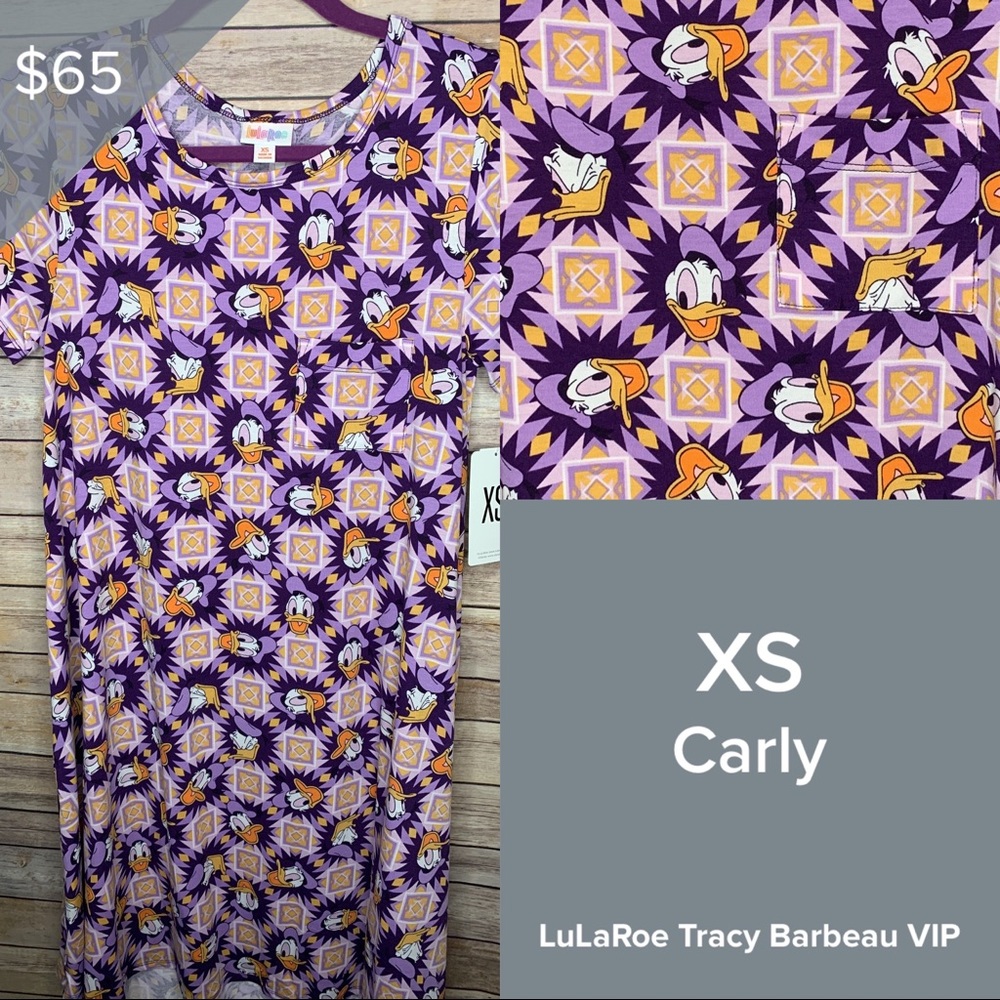 NWT LuLaRoe Disney Carly Dress Size XS